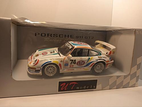 Porsche 911 GT2 racing #74 ut models, Hobby en Vrije tijd, Modelauto's | 1:18, Zo goed als nieuw, Auto, UT Models, Ophalen of Verzenden