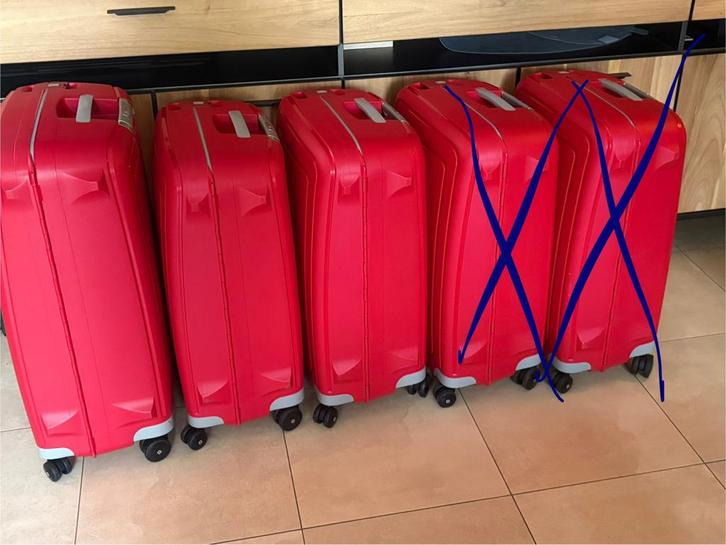 Samsonite S’Cure Spinner Crimson red Koffers., Sieraden, Tassen en Uiterlijk, Koffers, Zo goed als nieuw, Hard kunststof, 70 cm of meer