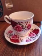 Vintage Queen Anne Kop en Schotel, Ophalen, Zo goed als nieuw, Overige stijlen, Kop(pen) en/of Schotel(s)