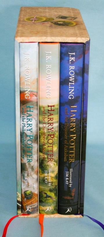 Harry Potter - Illustrated Box Set - 3 Illustrated Books