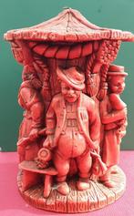 Twee grote vintage Duitse beeldkaarsen, Antiek en Kunst, Antiek | Keramiek en Aardewerk, Ophalen of Verzenden