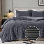 3x Nieuw Dekbedovertrek 200x200/220, Dekbedovertrek, Ophalen of Verzenden, Grijs, Nieuw
