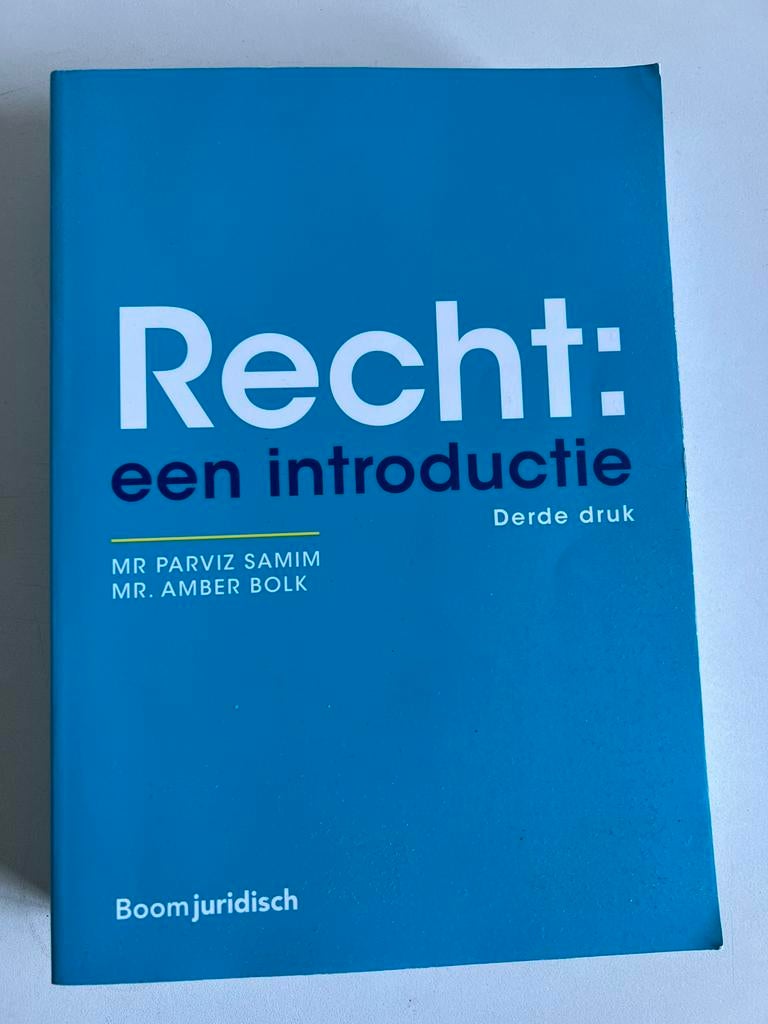 Amber Bolk - Recht: een introductie, nieuw, Ophalen of Verzenden, Amber Bolk; Parviz Samim, Sociale wetenschap