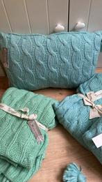 Go’Round kussen & plaid - Nieuw!, Ophalen of Verzenden, Nieuw, Blauw, Rechthoekig