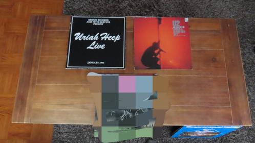 Vinyl LP Collectie: Uriah Heep, U2,, Cd's en Dvd's, Vinyl | Overige Vinyl, Gebruikt, 12 inch, Ophalen of Verzenden