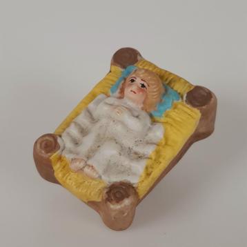 Kindje Jezus - los porseleinen figuurtje voor de kerststal  beschikbaar voor biedingen