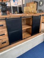 Tv meubel, dressoir GRATIS bezorging, nieuw mangohout metaal, Huis en Inrichting, Kasten | Televisiemeubels, Nieuw, 150 tot 200 cm