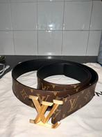 Louis Vuitton LV Pyramid Riem Monogram Nieuwstaat, Kleding | Heren, 95 tot 105 cm, Bruin, Echt leder, Ophalen of Verzenden