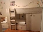 Stapelbed met kledingrek - Zo goed als nieuw!, Ophalen of Verzenden, Zo goed als nieuw, Stapelbed