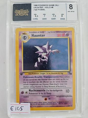 Haunter Holo Fossil - Grade 8 (WTC) beschikbaar voor biedingen