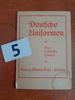 Deutsche Uniformen Heer, Luftwaffe, Kriegsmarine Moritsz, Ophalen of Verzenden, Landmacht, Duitsland, Boek of Tijdschrift