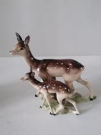 keramiek vintage JEMA holland beeld van een bambi met jong, Antiek en Kunst, Ophalen of Verzenden