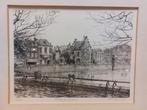 Ets Cornelis van Rijsewijk - Gevangenpoort Den Haag, Antiek en Kunst, Ophalen of Verzenden
