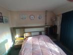 Gratis houten bed met ombouw 140x190, Ophalen, Gebruikt, Vintage, Tweepersoons