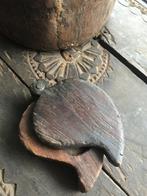Klein oud pigment doosje India nepal oosters sober sleets, Ophalen of Verzenden