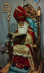 Groot Sinterklaas op troon beeld ca 1 meter hoog, Diversen, Sinterklaas, Ophalen, Gebruikt