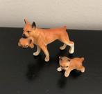 Boxermoeder met pups twee stuks, Ophalen of Verzenden, Zo goed als nieuw, Hond of Kat, Beeldje of Figuurtje