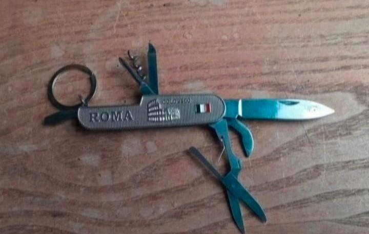 Zakmes mancave 7 delig, Caravans en Kamperen, Kampeergereedschap, Gebruikt, Ophalen of Verzenden