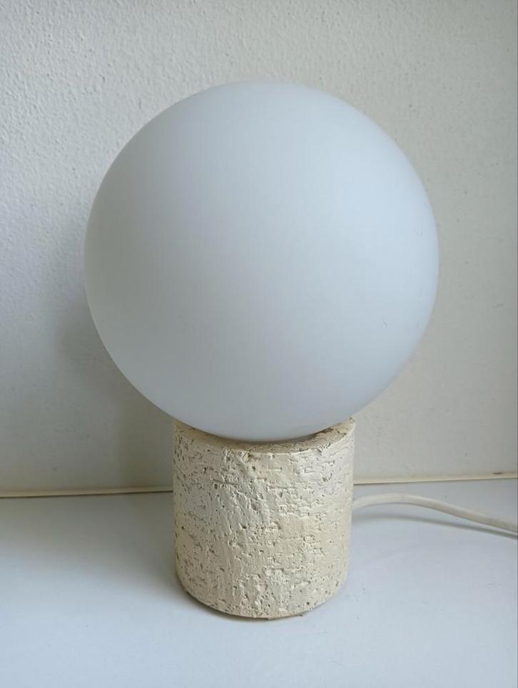 Vintage keramiek tafellampje, Huis en Inrichting, Lampen | Tafellampen, Gebruikt, Minder dan 50 cm, Ophalen of Verzenden