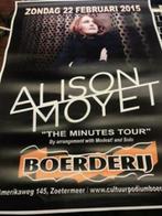 Alison Moyet concert poster met originele handtekening
