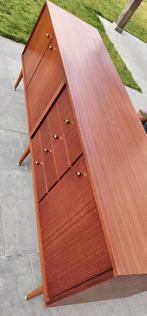 Prachtig vintage teakhouten sideboard / dressoir, Ophalen, Teakhout, Zo goed als nieuw, Met lade(s)