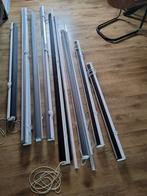 8 x duo rolgordijn..zwart en grijs.. maten in beschrijving, Ophalen, Grijs, 150 tot 200 cm