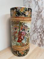 Japanse vaas, rijk gedecoreerd, bijv. als paraplubak, Ophalen of Verzenden