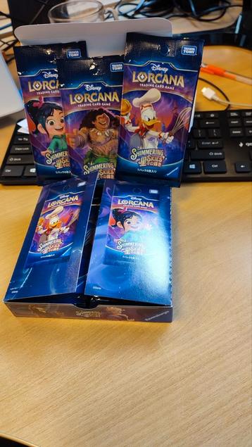 Disney Lorcana Shimmering Skies Japanse Booster Packs beschikbaar voor biedingen