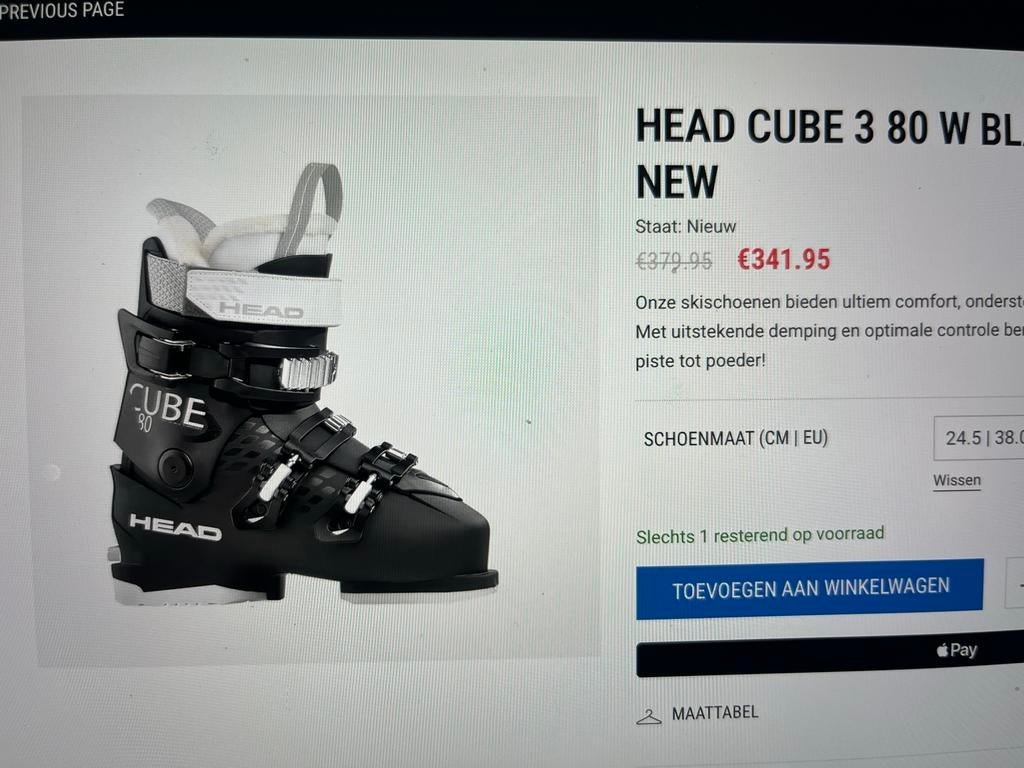 Head Ski Schoenen - Perfecte Pasvorm!, Schoenen, Nieuw, Ophalen of Verzenden, Skiën