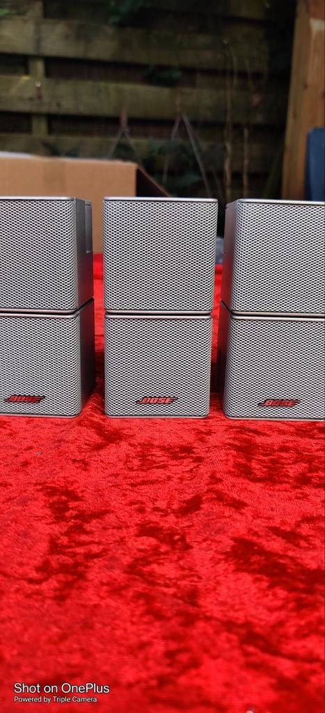 Bose Jewel luidsprekers 3x zilvergrijs, Audio, Tv en Foto, Luidsprekers, Zo goed als nieuw, Front, Rear of Stereo speakers, Bose