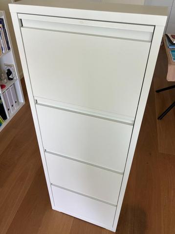 Schoenenrek (Shoes Rack) - Wit Aluminium - 138.5 x 50 x 15 beschikbaar voor biedingen