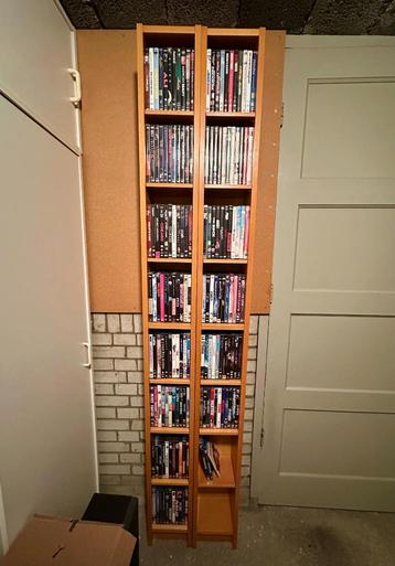 2 IKEA GNEDBY dvd kasten bruin beschikbaar voor biedingen