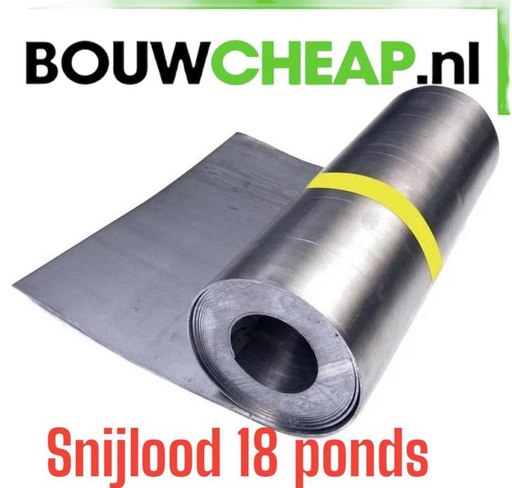 Snijlood op rol 1e keus 15 en of 18 ponds, Doe-het-zelf en Verbouw, Kozijnen en Schuifpuien, Nieuw, Schuifpui, Metaal, Ophalen of Verzenden