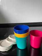 Tupperware bekers met deksels, Ophalen, Gebruikt, Beker of Kan
