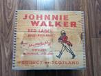 Johnnie walker Red Label  houten kist, kistje, Verzamelen, Gebruikt, Ophalen of Verzenden