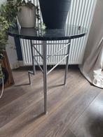 Design Bijzettafel Natuursteen, Huis en Inrichting, Tafels | Bijzettafels, Ophalen of Verzenden, Rond, Minder dan 55 cm, 45 tot 60 cm