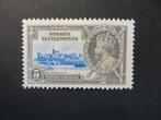 A06031: Straits Settlements GV 5 c, Postzegels en Munten, Postzegels | Azië, Ophalen of Verzenden, Oost-Azië