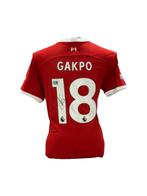 Cody Gakpo gesigneerd Liverpool 19/20 Thuis shirt, Shirt, Ophalen of Verzenden, Zo goed als nieuw, Buitenlandse clubs