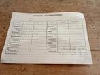 Vintage Inspectie Huis verlichting 1936-1938 Document, Antiek en Kunst, Curiosa en Brocante, Verzenden