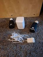 2 eufy camera's met zwarte bescherm hoezen, Ophalen of Verzenden