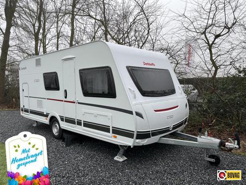 Dethleffs C'Go 495 QSK 2025 model, Caravans en Kamperen, Caravans, tot en met 5, 1000 - 1250 kg, Treinzit, Dethleffs, Dwarsbed