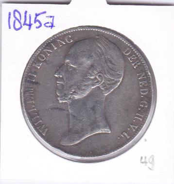 Rijksdaalder 1845a Willem 2 voor 49 euro beschikbaar voor biedingen