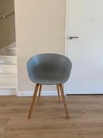 8x Hay About A Chair - Concrete Grey eetkamerstoel AAC22, Huis en Inrichting, Stoelen, Scandinavisch, Zo goed als nieuw, Grijs