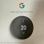 Zwarte Nest Learning Thermostaat, Ophalen of Verzenden, Zo goed als nieuw