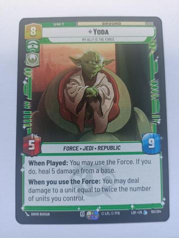 Star Wars U; LOF; Yoda; 101 beschikbaar voor biedingen
