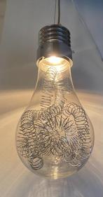 Bulb hanglamp, Huis en Inrichting, Lampen | Hanglampen, Ophalen of Verzenden, Gebruikt, Glas, Minder dan 50 cm