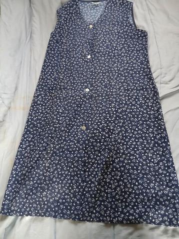 Ma flodder schort, keukenschort, jasschort (donkerblauw) beschikbaar voor biedingen