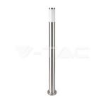 3x V-TAC Buitenpaal Lamp Nikkel IP44 VT-838, Minder dan 50 watt, Staande lamp, Nieuw, Ophalen of Verzenden