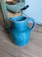 Turquoise Vaas / kruik, Minder dan 50 cm, Zo goed als nieuw, Ophalen, Overige kleuren