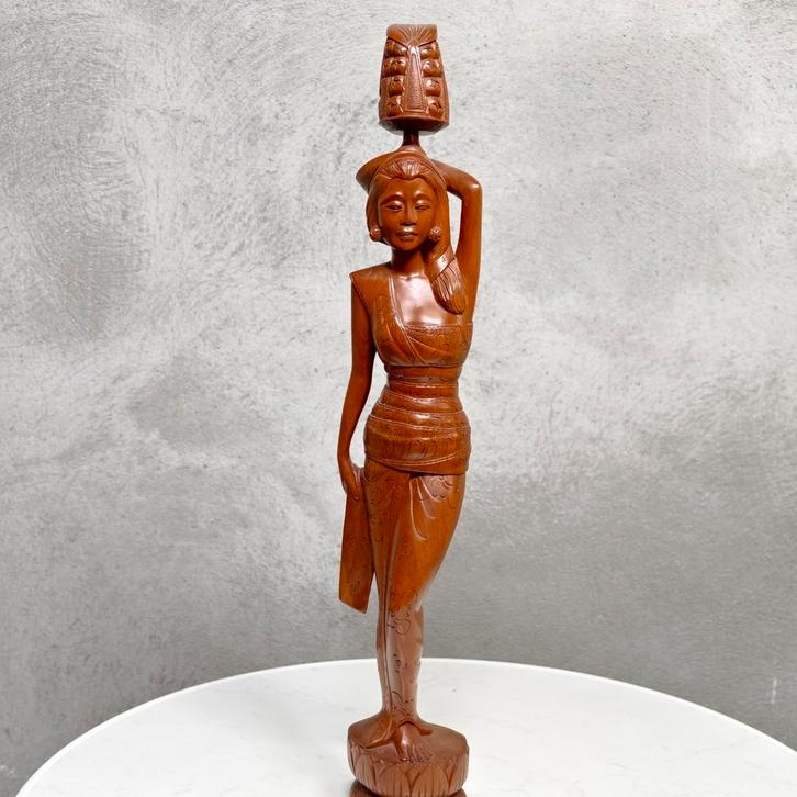 Traditioneel Balinees houtsnijwerk, Antiek en Kunst, Kunst | Beelden en Houtsnijwerken, Ophalen of Verzenden